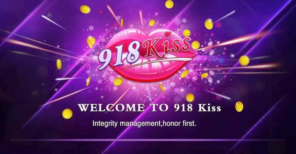 918Kiss casino Malaysia banner with slot game artwork