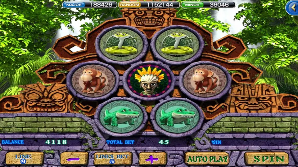 Amazon slot welcome page on 918Kiss with a toucan and jungle colours