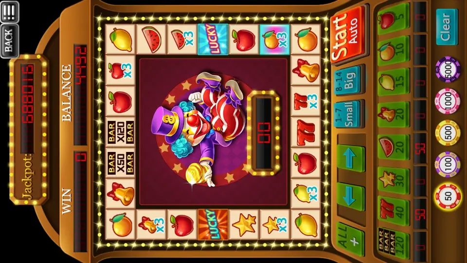 Apple Machine reels with the 27 paylines shown across the 3x3 grid