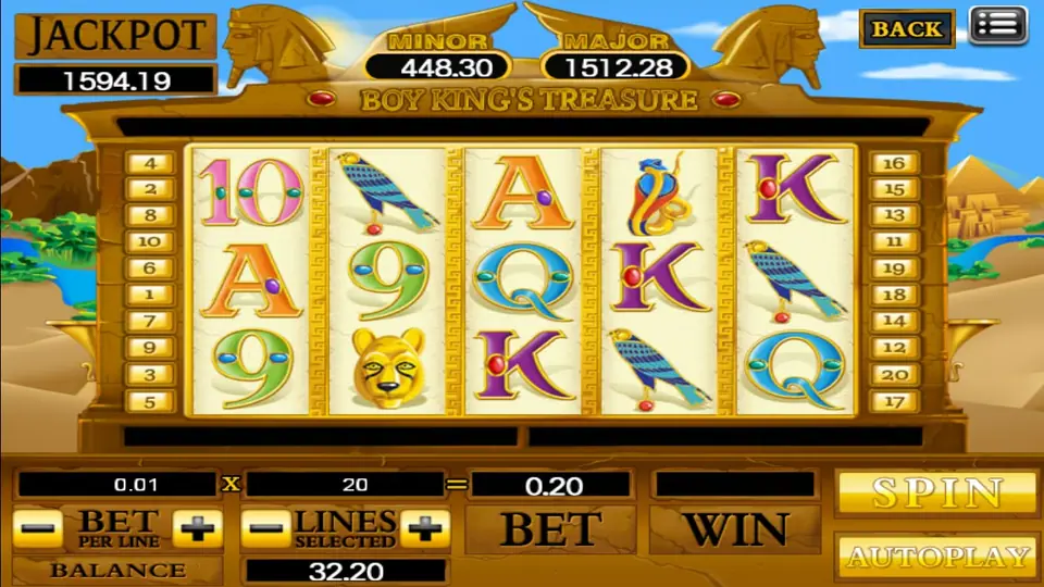 Boy King's Treasure reels on 918Kiss with the young king symbol