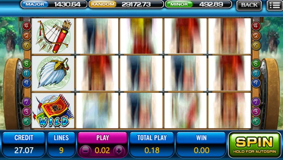 Three Kingdom reels on ACE333 with generals and battle symbols