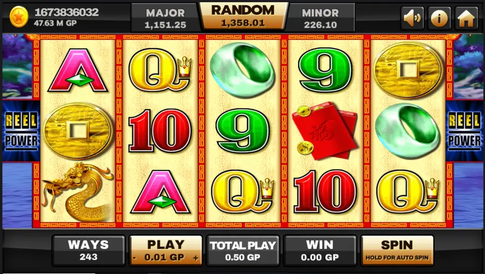 Choy Sun Doa slot on Joker123 with the God of Wealth and gold ingot symbols
