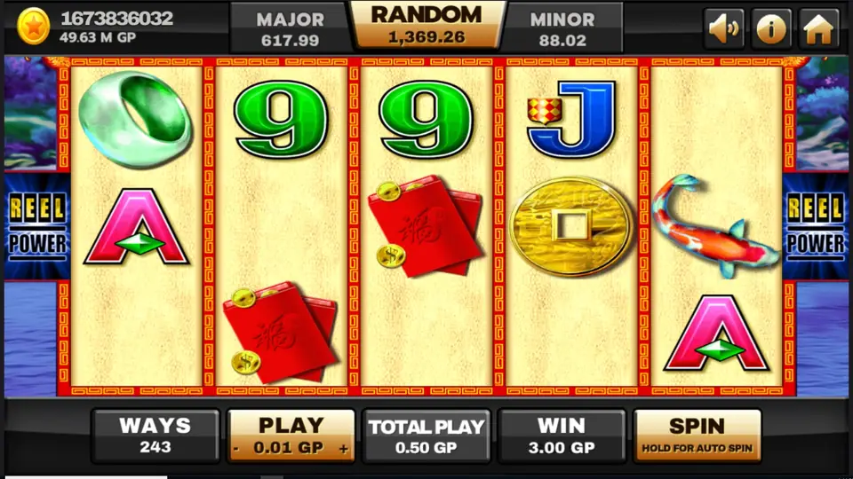 Choy Sun Doa wild on the middle reels completing a winning line