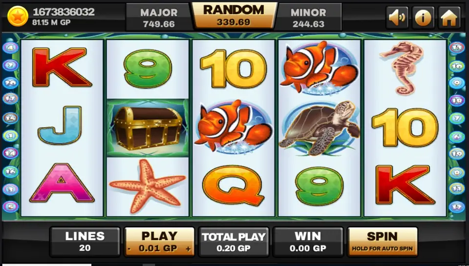 Dolphin Reef slot on Joker123 with dolphins and coral reef symbols
