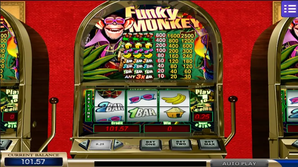 Monkey Slot transparent reels over the jungle on Mega888