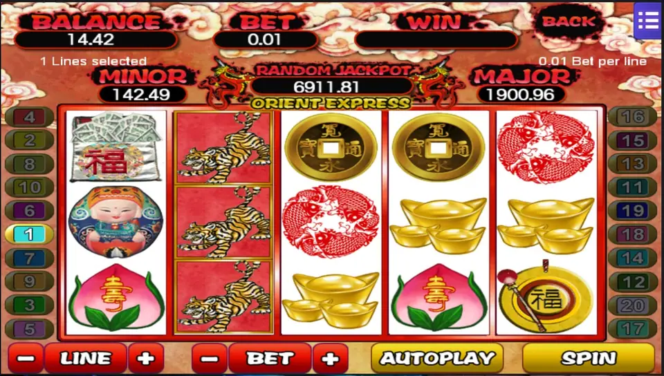 Orient Express free spins round at a new destination along the route
