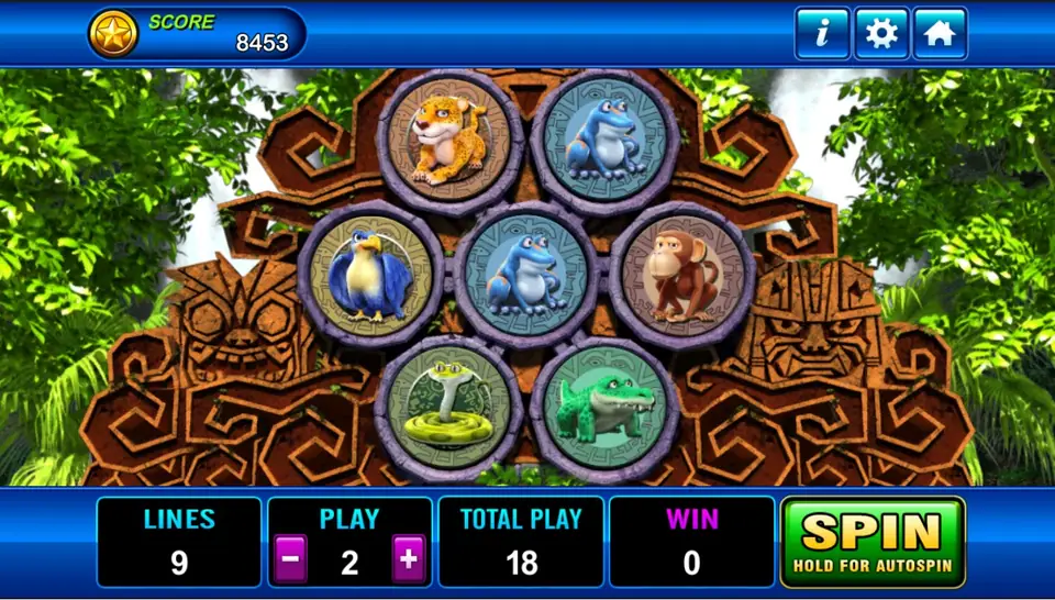 Amazon Jungle slot on Play8oy with green jungle reels and the princess