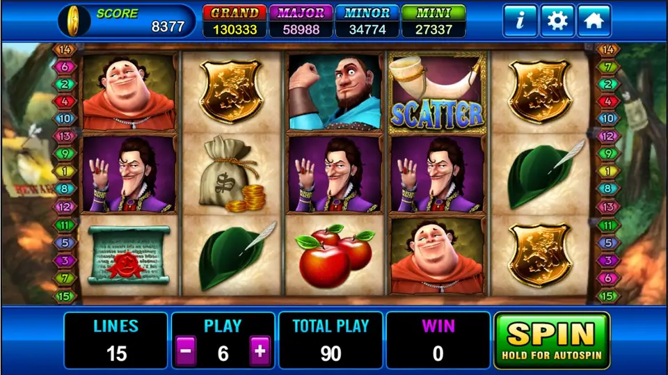 Robin Hood slot by Evoplay on Play8oy with forest-themed reels