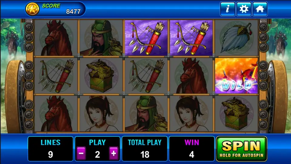 Three Kingdom map screen on Play8oy with the green, blue and red kingdoms
