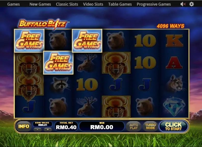 Buffalo Blitz feature explanation page from the in-game help