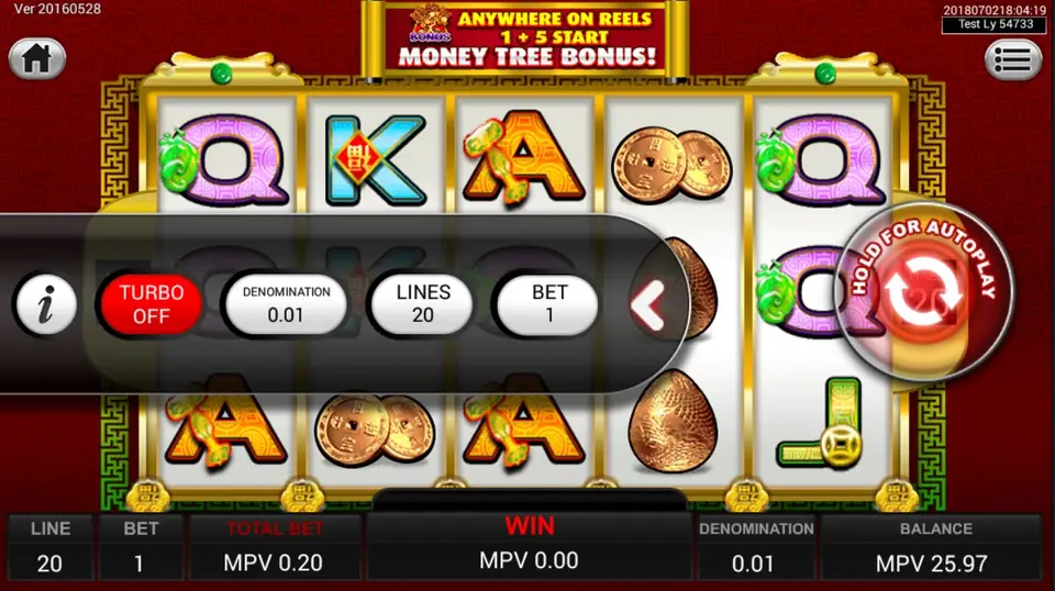 Lucky KOI reels on Sky777 with the golden koi symbol