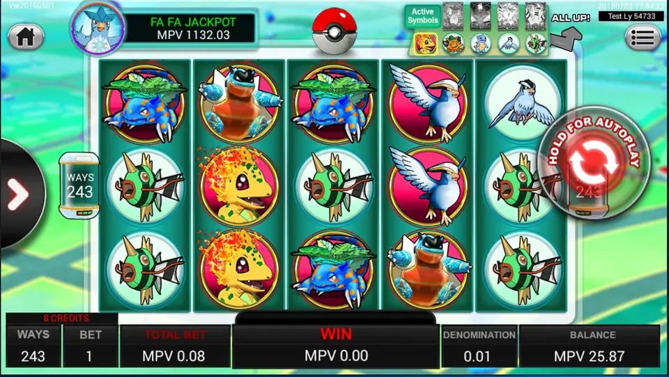 Pocketmon GO slot on Sky777 with colourful cartoon creatures on the reels