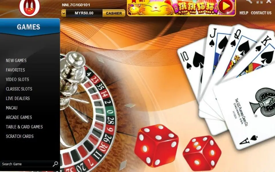 NTC33 Newtown casino promotional banner with slot game characters